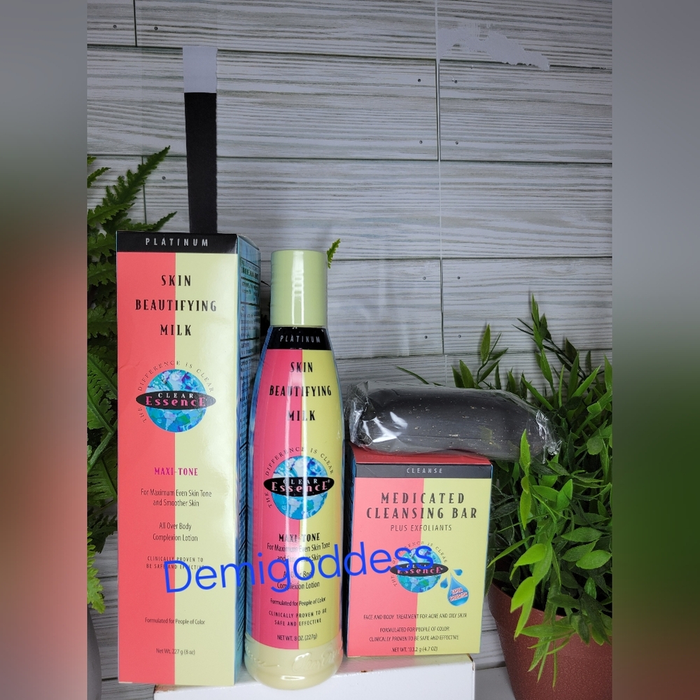 2 In 1 Clear Essence Platinum Beautifying 227g And Sop